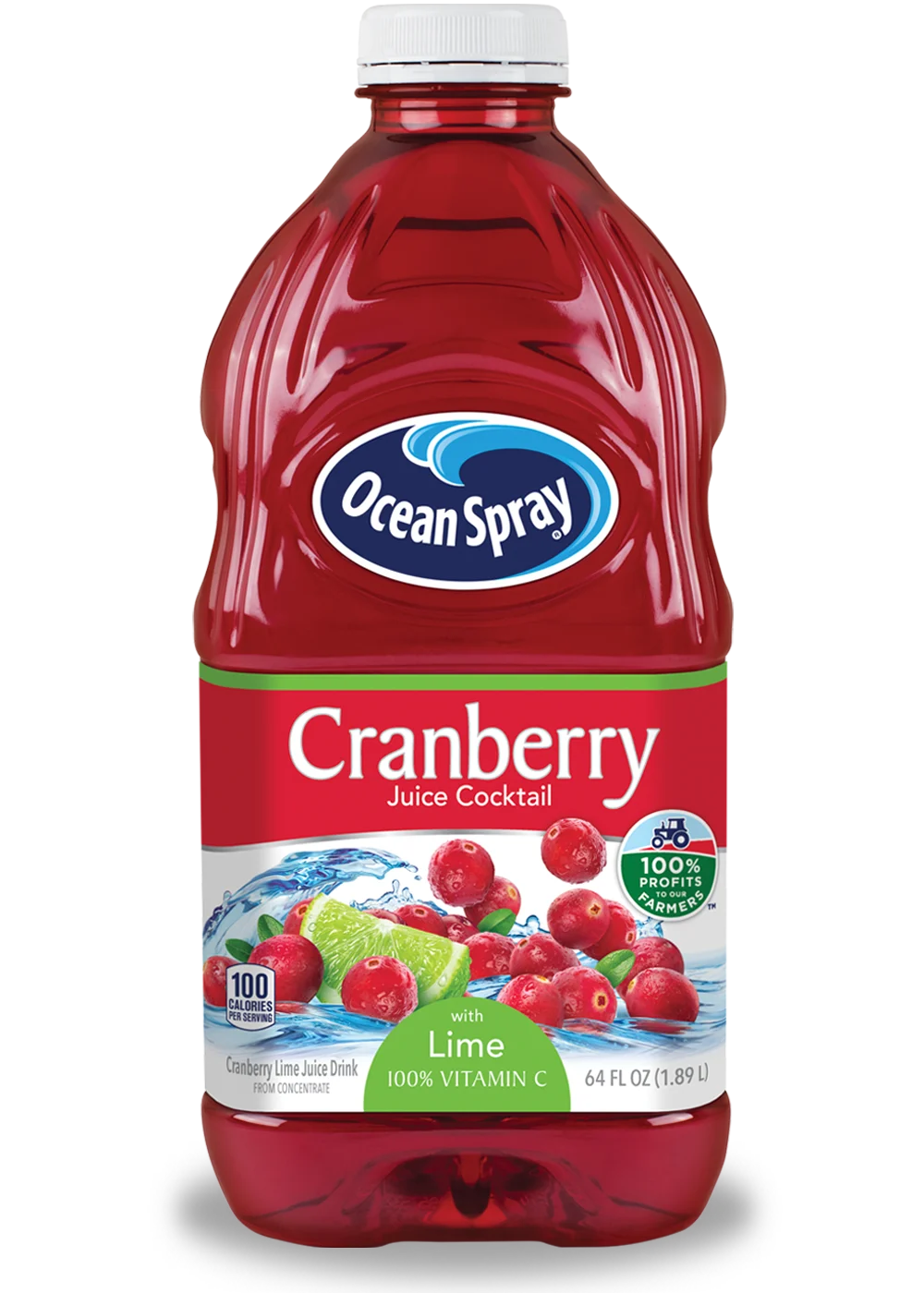 Cranberry Juice Cocktail with Lime 64oz